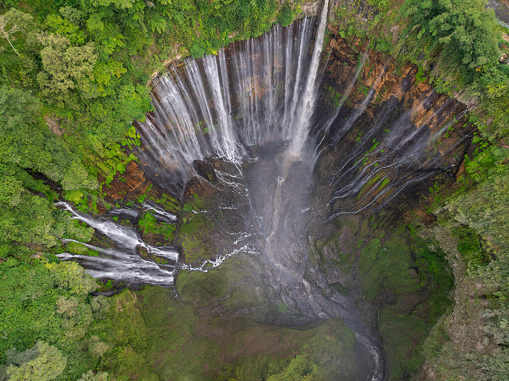 indonezija, tumpak sewu, java, slap